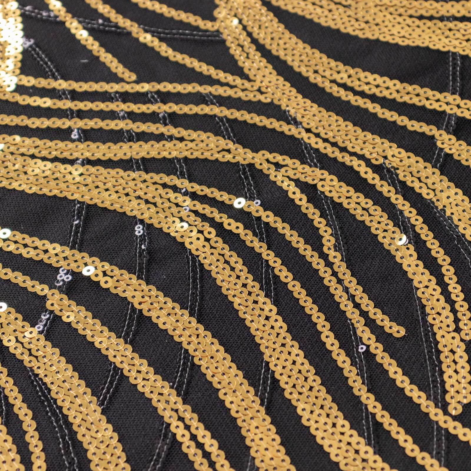 Rental store for Wave Black   Gold Sequin 72x72 in Vancouver WA